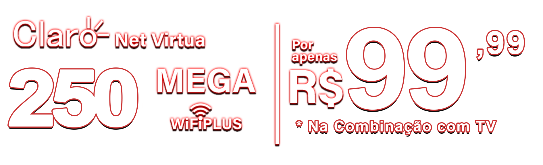 Combo  Veja combinações de internet, TV, fixo e/ou celular